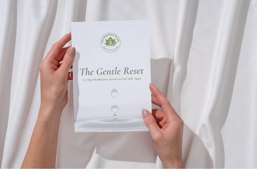 The Gentle Reset Journal Preview - 7-day mindfulness journal